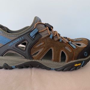 Brand NEW Women’s Merrell performance footwear; blue/brown; Size 8.5 and Size 9